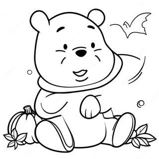 Winnie The Pooh Halloween Coloring Page 101495-39955