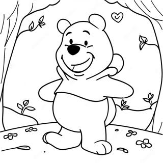 Winnie The Pooh In Spooky Costume Coloring Page 101496-39958