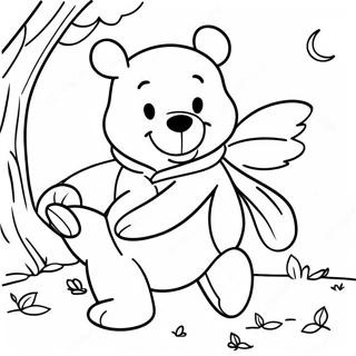 Winnie The Pooh Trick Or Treating Coloring Page 101498-39968