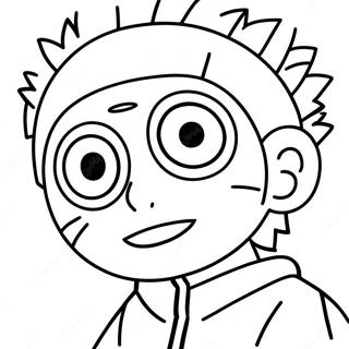 Obito As A Child Coloring Page 101602-40047