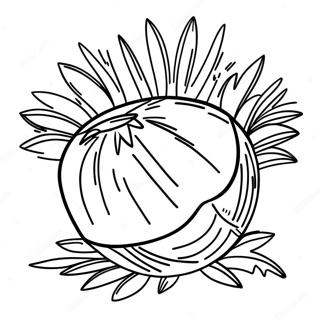 Coconut Coloring Page 101625-40054