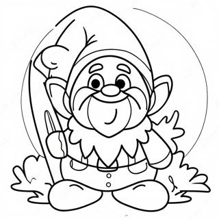Halloween Gnome Coloring Pages