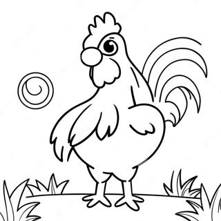 Rooster Coloring Pages