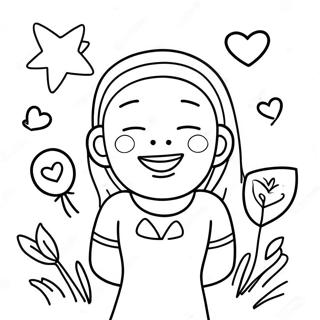 Joyful Self Love Activities Coloring Page 101886-40269