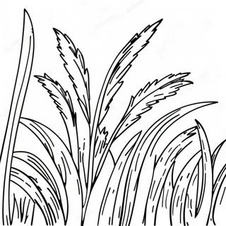 Grass Coloring Pages