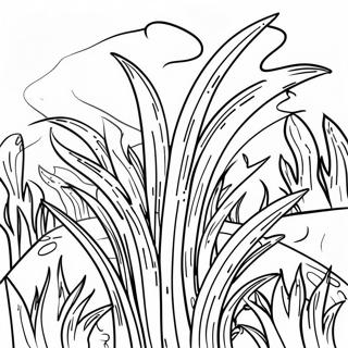 Grass Coloring Page 101985-40335