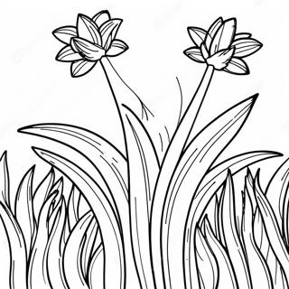 Grass Coloring Page 101985-40336