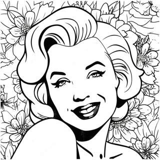 Marilyn Monroe Coloring Page 102036-40373