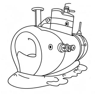 Submarine Coloring Page 102140-40453