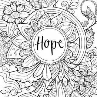 Inspirational Hope Coloring Page 102167-40480