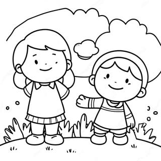 Hopeful Children Coloring Page 102169-40487