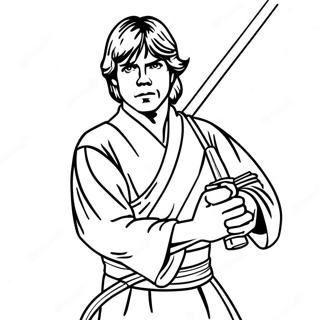 Luke Skywalker Coloring Pages