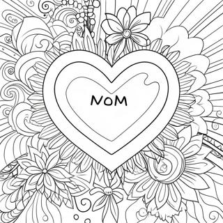 Heart Mom Coloring Page 102217-40515