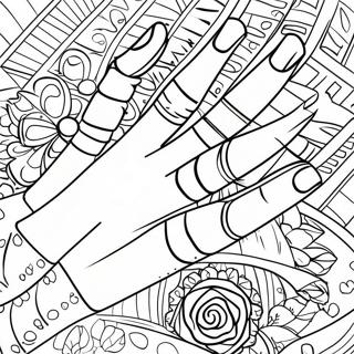 Nails Coloring Page 102320-40596