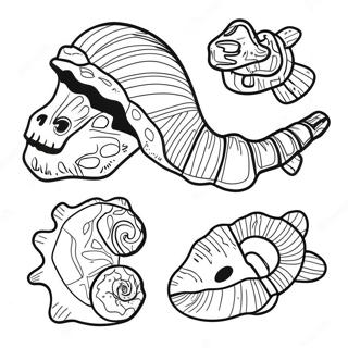 Fossil Coloring Page 102346-40614