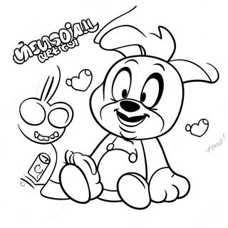 Cheerful Disney Characters Get Well Soon Coloring Page 102398-40657