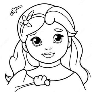 Magical Disney Princess Get Well Soon Coloring Page 102399-40664