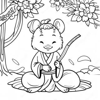 Mitsuri Coloring Pages