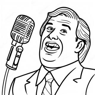 Rod Wave With Microphone Coloring Page 102477-40724