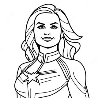 Captain Marvel Coloring Pages