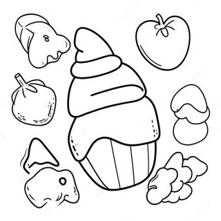 Candy Corn Coloring Page 102656-40855