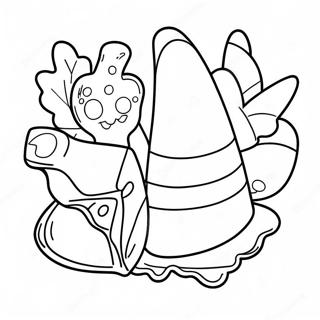 Candy Corn Coloring Page 102656-40856