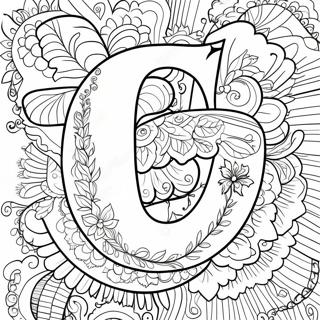 Letter Coloring Pages