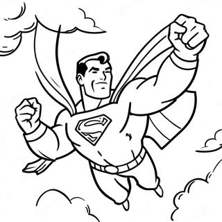 Shazam Flying Through The Sky Coloring Page 102786-40964
