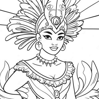 Vibrant Rio Carnival Coloring Page 103045 41164