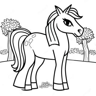 Majestic Minecraft Horse Coloring Page 103073 41191