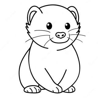 Ferret Coloring Page 103145-41234