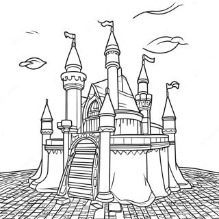 Creative Lego Brick Castle Coloring Page 103197-41281