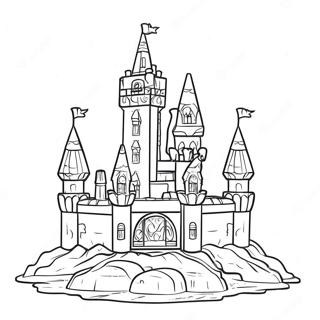 Creative Lego Brick Castle Coloring Page 103197-41282