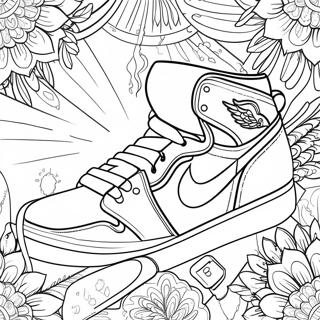 Jordan 1 With Wings Logo Coloring Page 103251-41330
