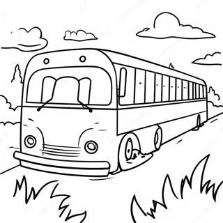 Colorful Third Grade Field Trip Coloring Page 103277-41352