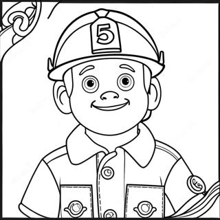 Fireman Sam Coloring Page 103299-41355