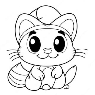 Smurf Cat Coloring Pages