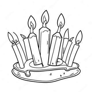 Birthday Candle Coloring Page 103560 41569