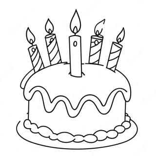 Candle Coloring Pages