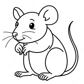 Rat Coloring Page 103582-41574