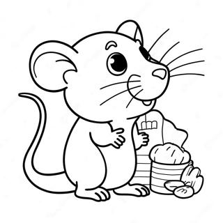 Rat Coloring Page 103582-41575