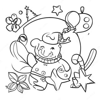 Christmas In July Coloring Page 103632-41616