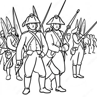 Revolutionary War Soldiers Coloring Page 103711-41682