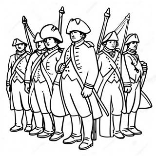 Revolutionary War Soldiers Coloring Page 103711-41684
