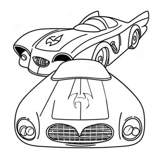 Batmobile Coloring Pages