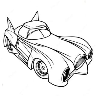 Batmobile With Batman Coloring Page 103816 41766