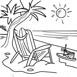 Summer For Adults Coloring Pages