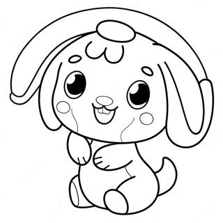 Cute Cinnamoroll Coloring Pages