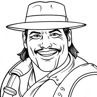 Jax Smiling Coloring Page 103921 41852