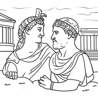 Ancient Rome Coloring Pages